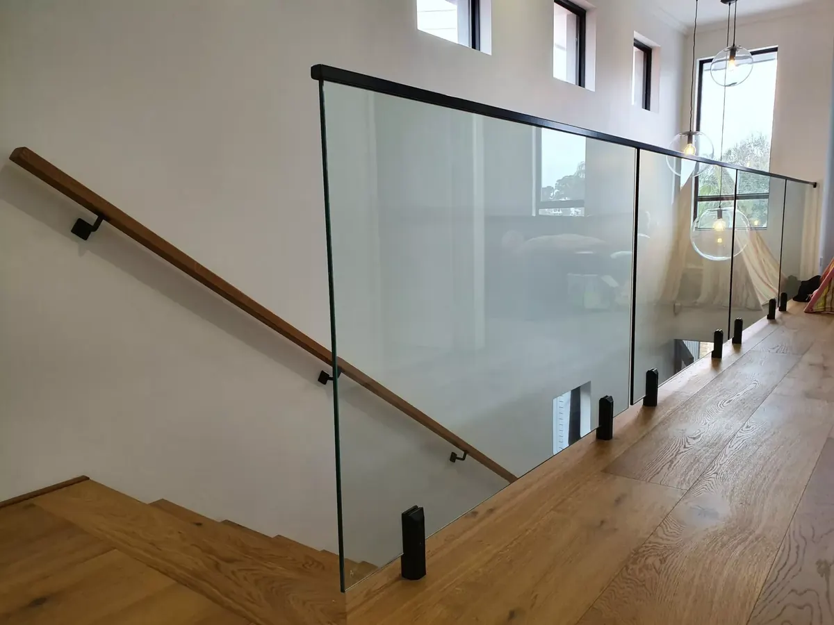 Glass balustrade on a Gold Coast home