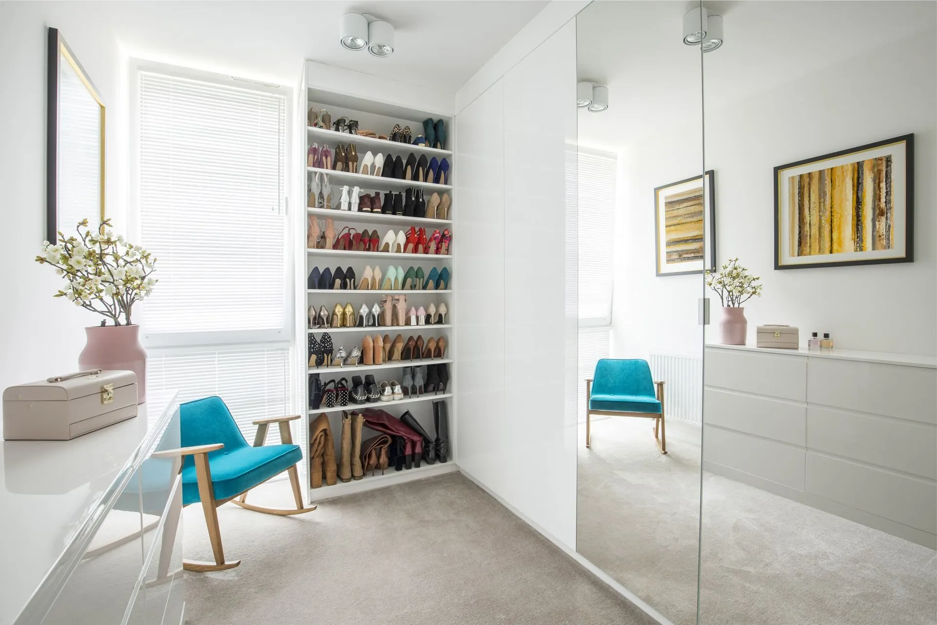 Sliding mirror wardrobe doors