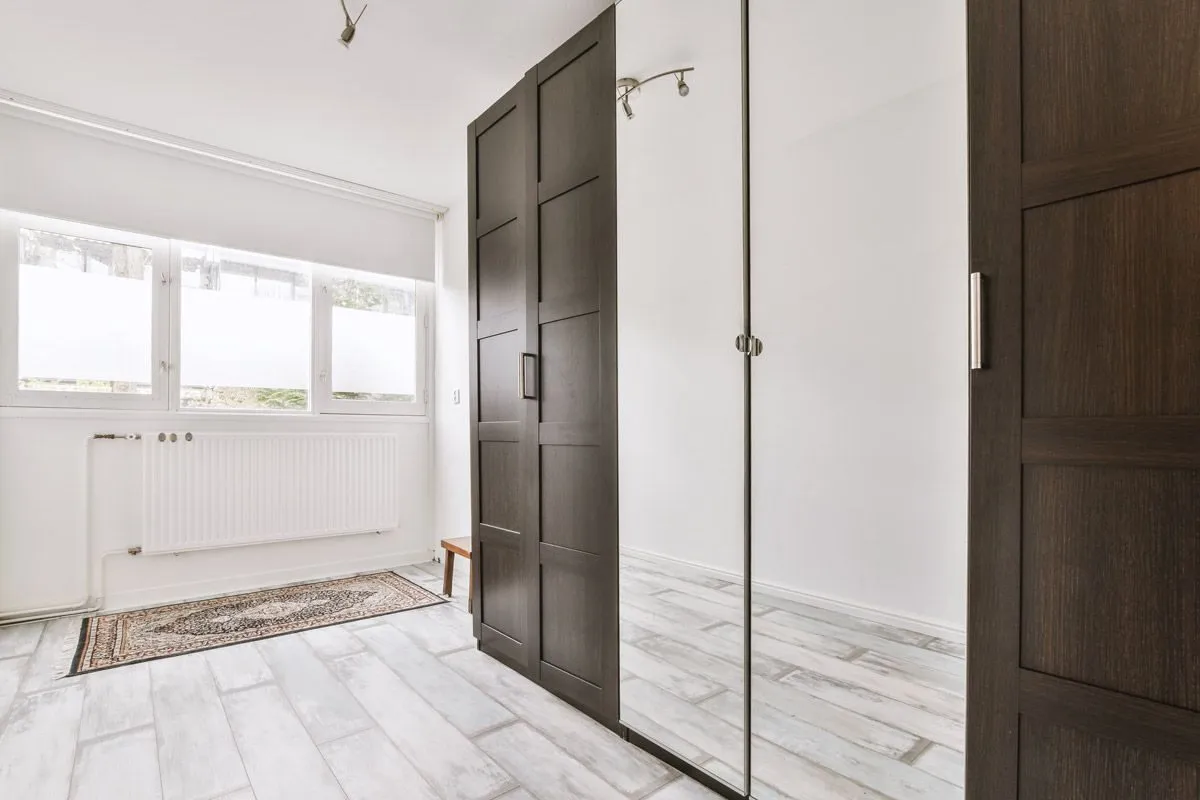 Replacement doors on an existing robe